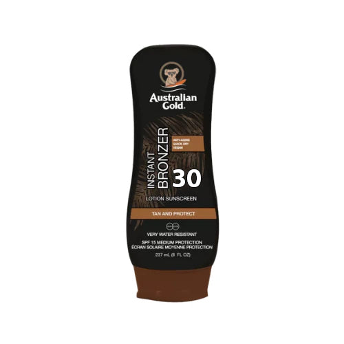 LOTION WITH BRONZER SPF 30 - Solari corpo - Australian Gold