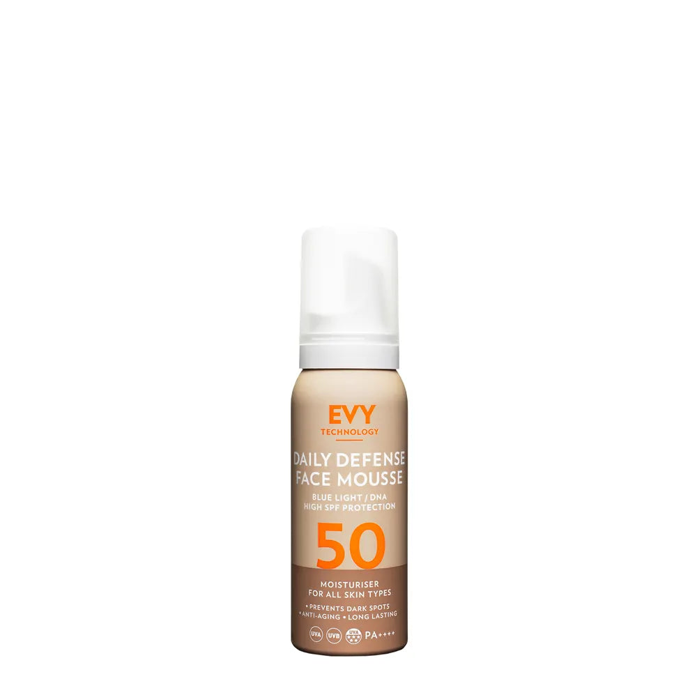 Evy Daily Defence Face Mousse SPF 50 - Evy Technology