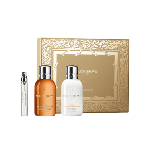 Sunlit Clementine & Vetiver  - Fragrance Travel Set - Molton Brown