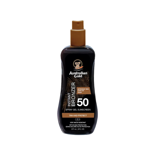 SPRAY GEL WITH BRONZER SPF 50 - Solari corpo - Australian Gold