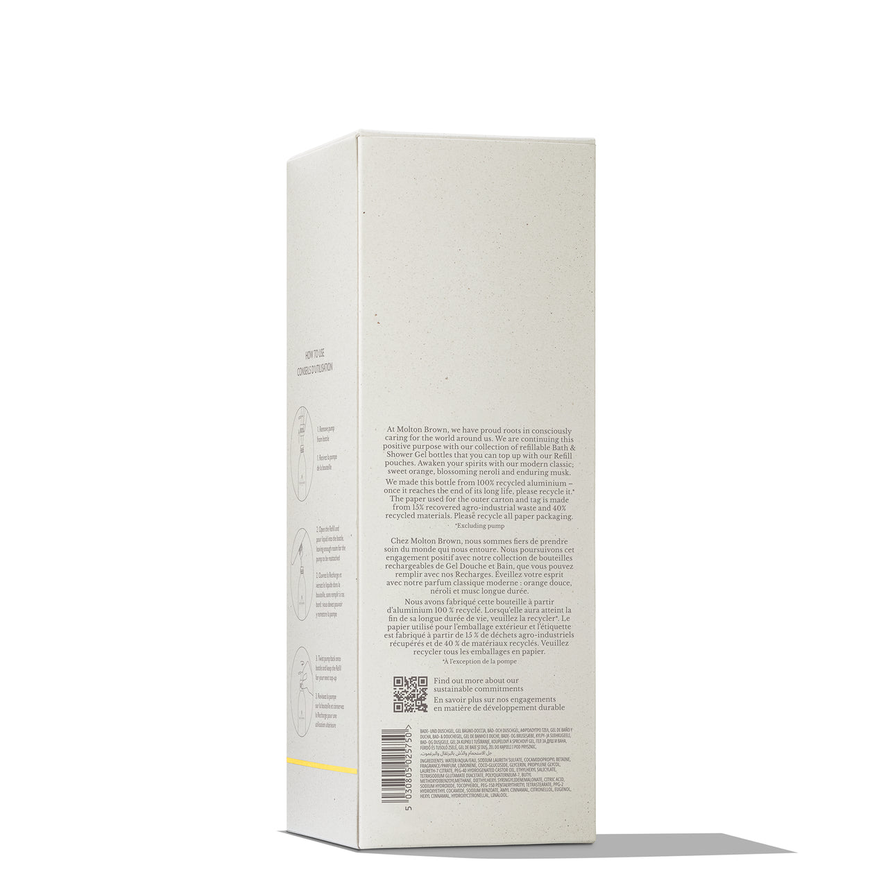 Orange & Bergamot infinite Bottle - Shower Gel - Molton Brown