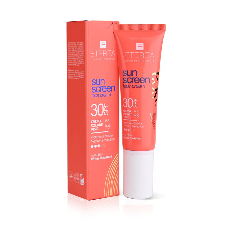 Sun screen face cream 30 SPF - solari - Eterea